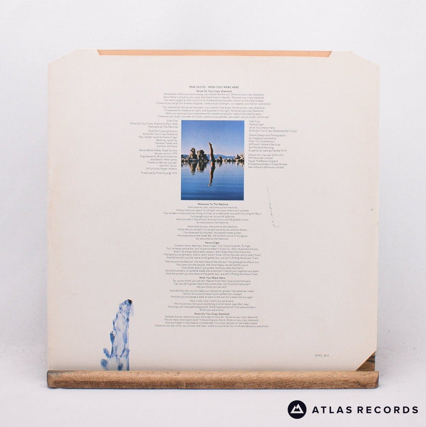 Pink Floyd - Wish You Were Here - A-1 B-3 LP Vinyl Record - EX/EX