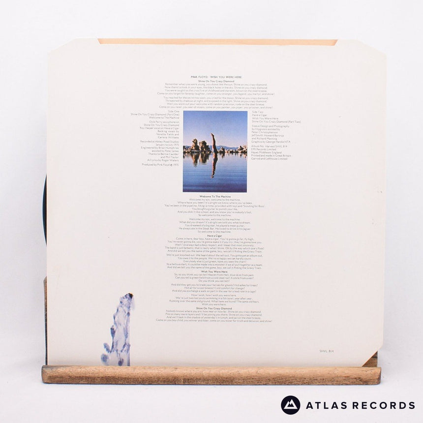 Pink Floyd - Wish You Were Here - A-1 B-3 LP Vinyl Record - EX/EX