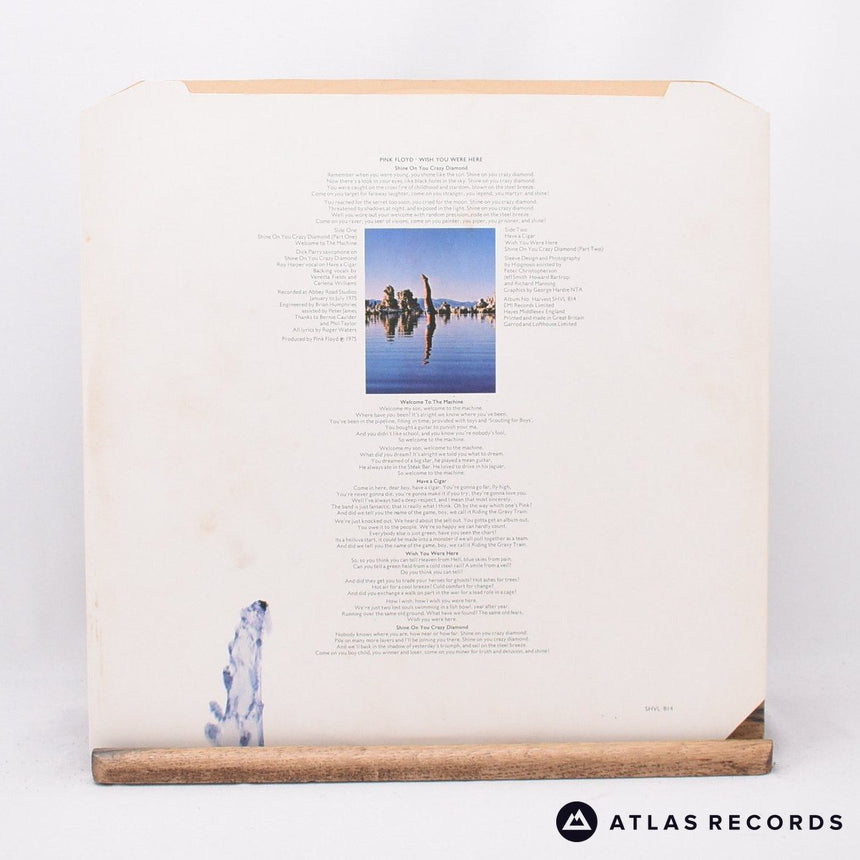 Pink Floyd - Wish You Were Here - First Press A-1 B-3 LP Vinyl Record - VG+/VG+