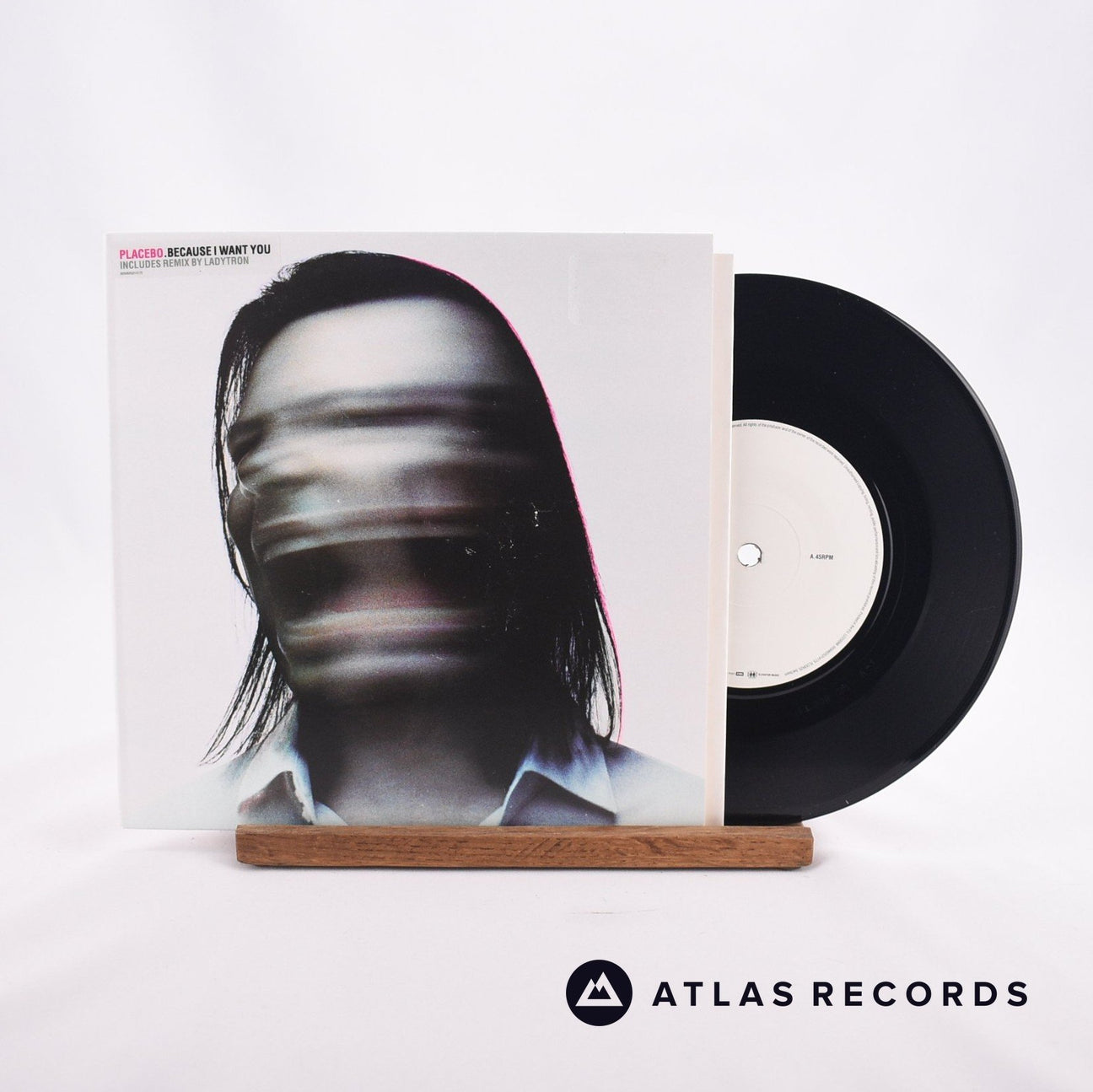 Placebo Because I Want You 7" Vinyl Record - Front Cover & Record