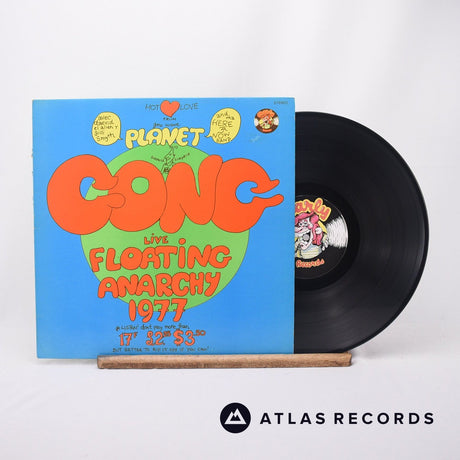 Planet Gong Live Floating Anarchy 1977 LP Vinyl Record - Front Cover & Record