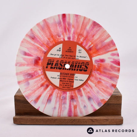 Plasmatics - Butcher Baby - Red / White 7" Vinyl Record - EX/EX