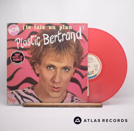 Plastic Bertrand J'te Fais Un Plan LP Vinyl Record - Front Cover & Record