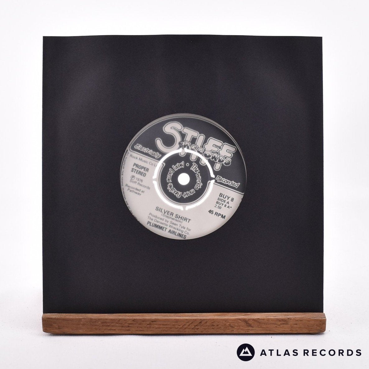 Plummet Airlines Silver Shirt 7" Vinyl Record - In Sleeve