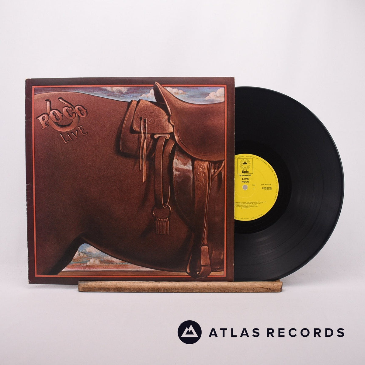 Poco Live LP Vinyl Record - Front Cover & Record