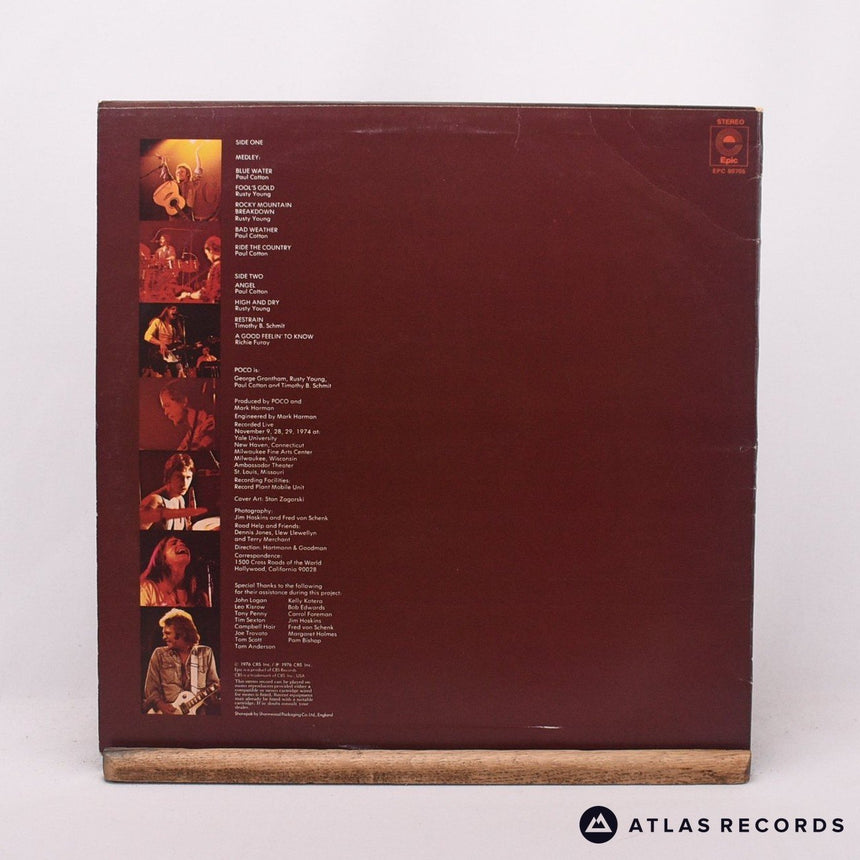 Poco - Live - LP Vinyl Record - VG+/EX