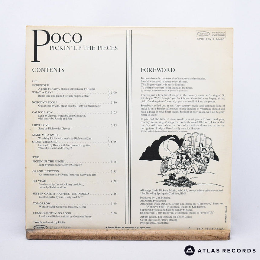 Poco - Pickin' Up The Pieces - LP Vinyl Record - VG+/VG+