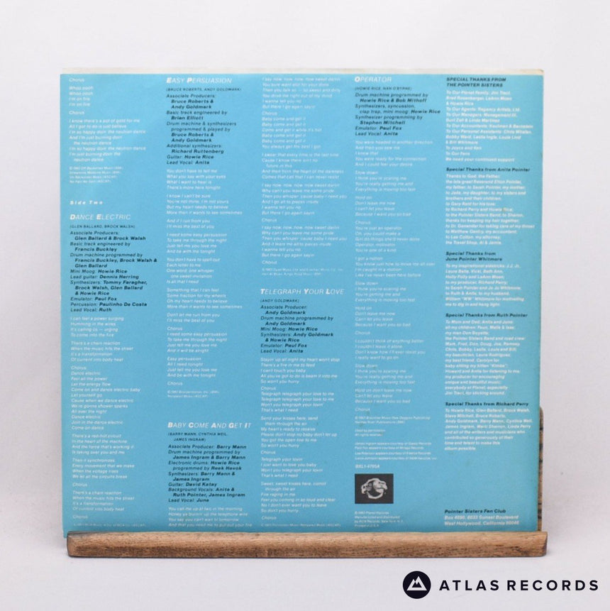 Pointer Sisters - Break Out - Us LP Vinyl Record - VG+/VG+