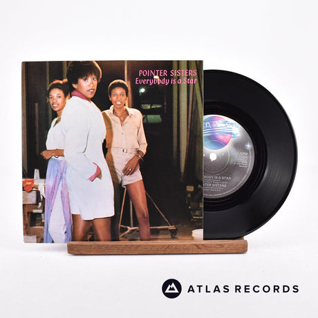 Pointer Sisters Everybody Is A Star 7" Vinyl Record - Front Cover & Record