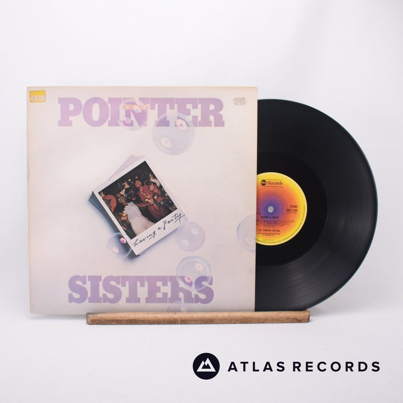 Pointer Sisters Having A Party LP Vinyl Record - Front Cover & Record