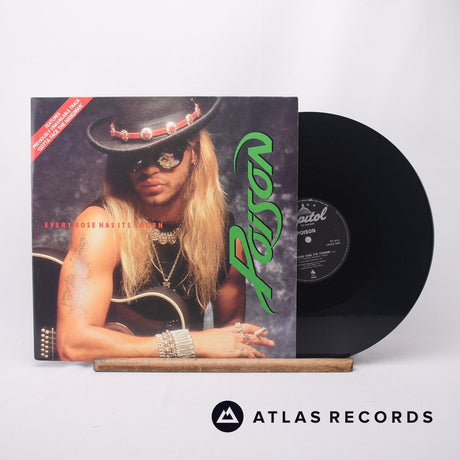 Poison Every Rose Has Its Thorn 12" Vinyl Record - Front Cover & Record