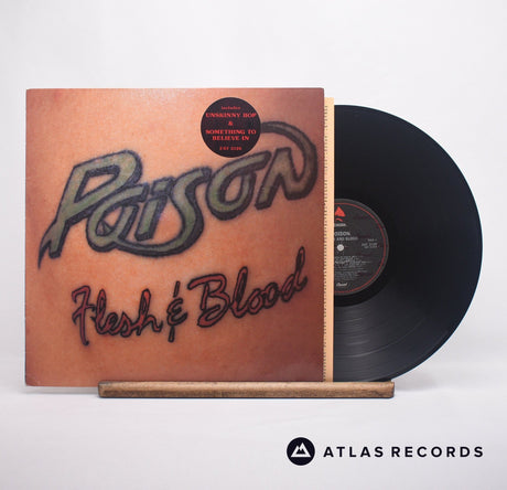 Poison Flesh & Blood LP Vinyl Record - Front Cover & Record