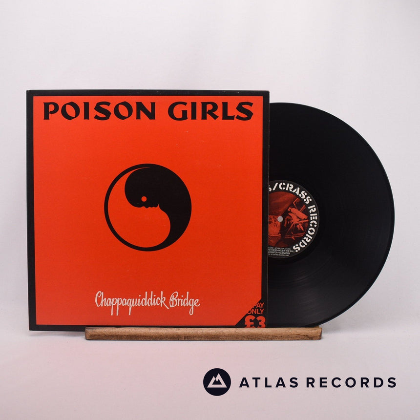 Poison Girls Chappaquiddick Bridge LP Vinyl Record - Front Cover & Record
