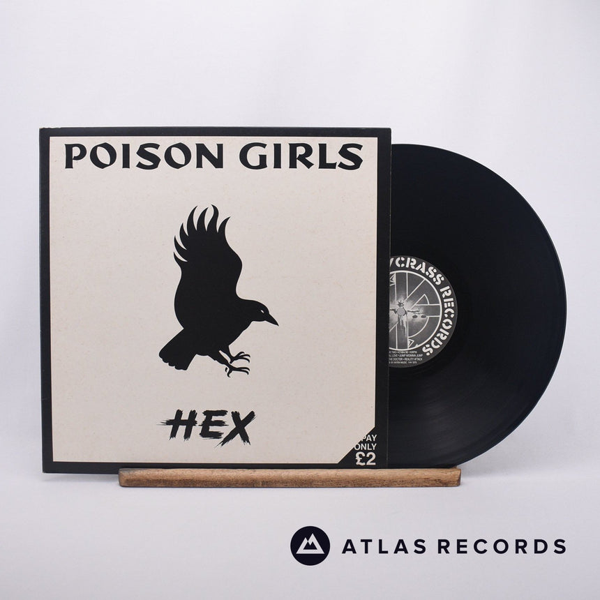 Poison Girls Hex 12" Vinyl Record - Front Cover & Record