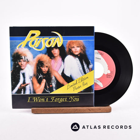 Poison I Won't Forget You 7" Vinyl Record - Front Cover & Record