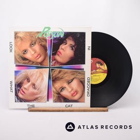 Poison Look What The Cat Dragged In LP Vinyl Record - Front Cover & Record