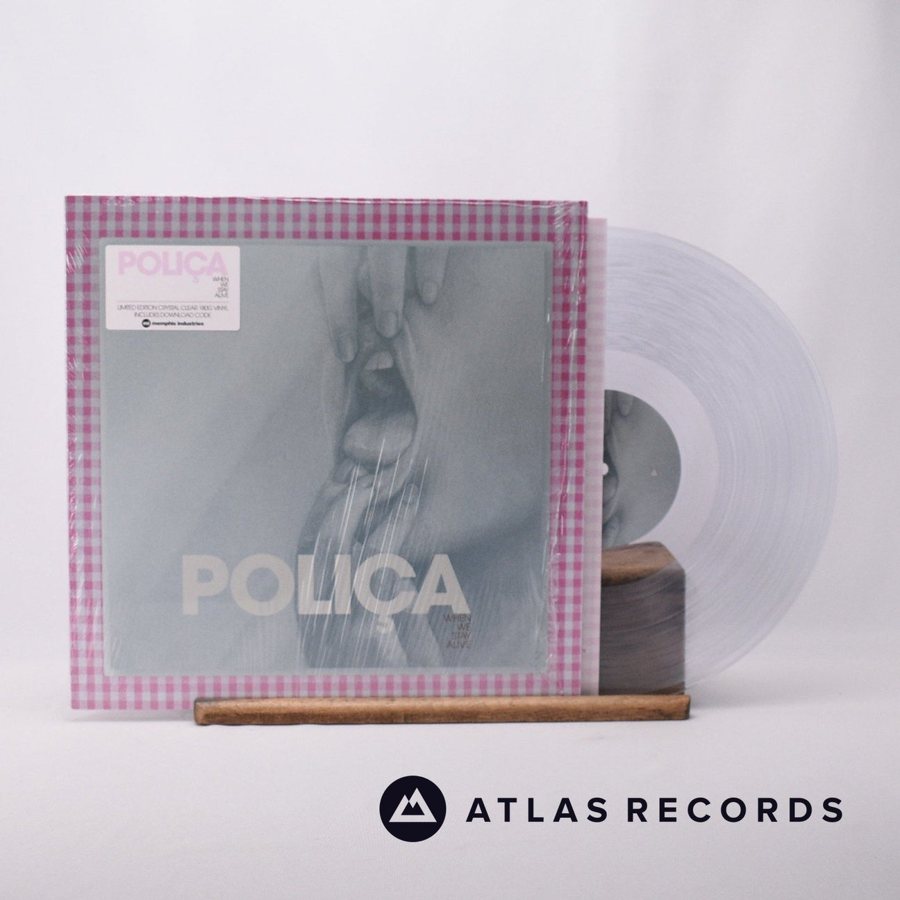 Poliça When We Stay Alive LP Vinyl Record - Front Cover & Record