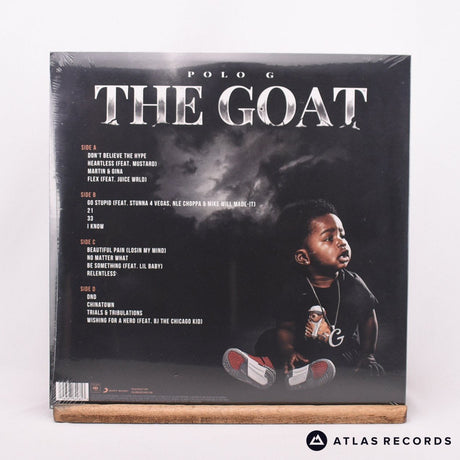 Polo G - The Goat - Grey & Black Marble 2 x LP Vinyl Record - NEW