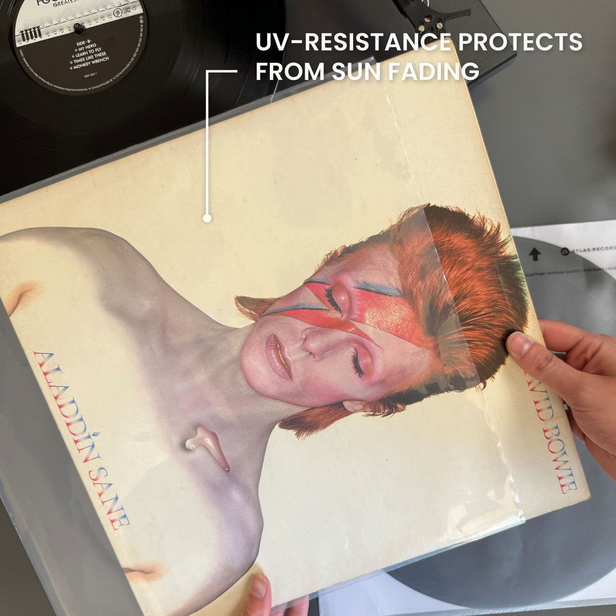 Polythene Outer Record Sleeves - 12" 10" 7"