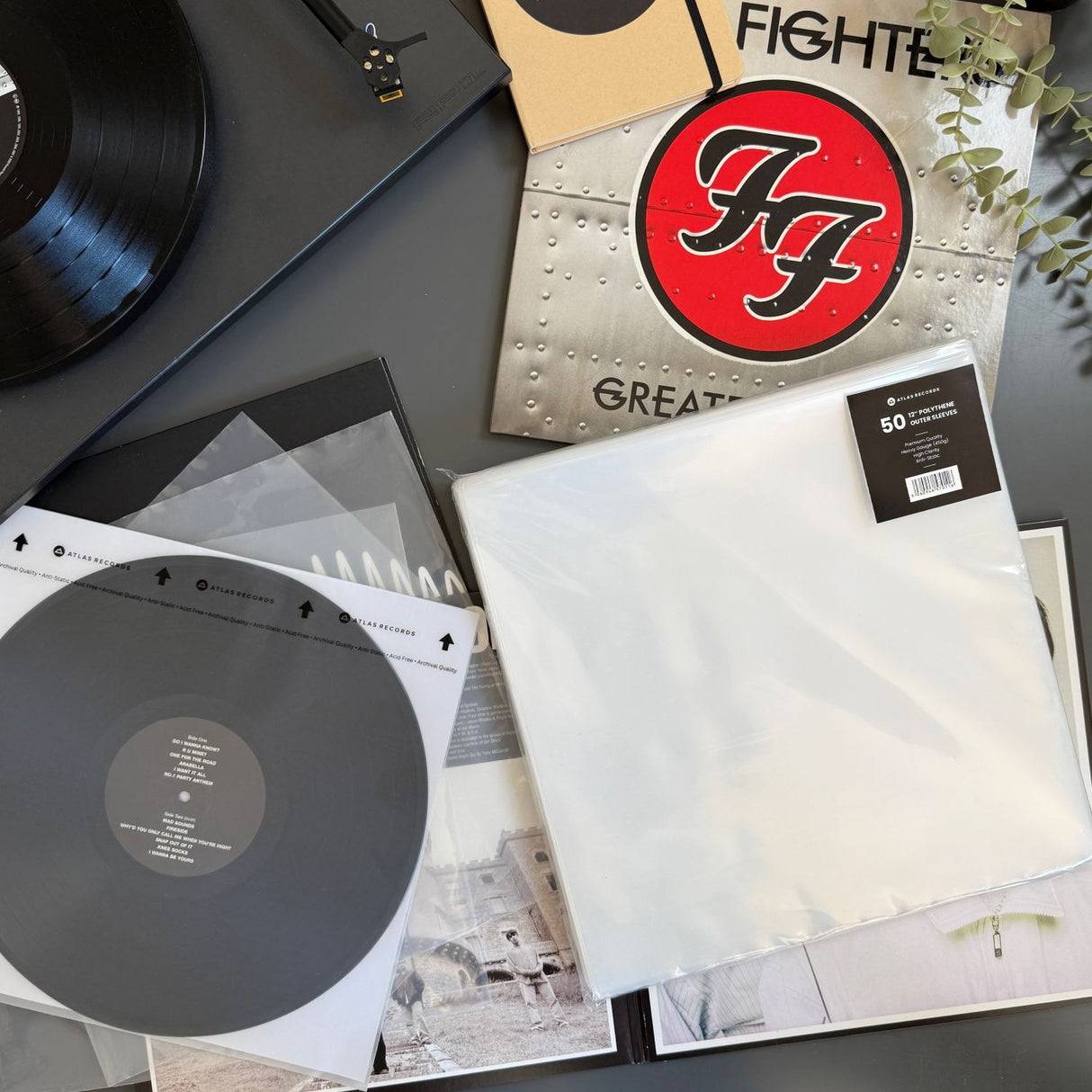 Polythene Outer Record Sleeves - 12" 10" 7"