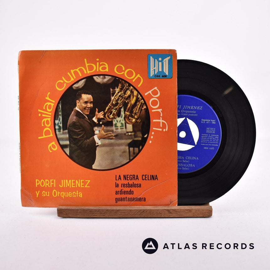 Porfi Jiménez Y Su Orquesta La Negra Celina 7" Vinyl Record - Front Cover & Record