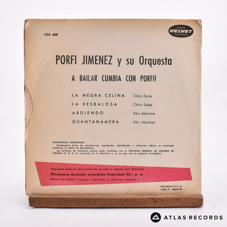 Porfi Jiménez Y Su Orquesta - La Negra Celina - 7" EP Vinyl Record - VG/VG