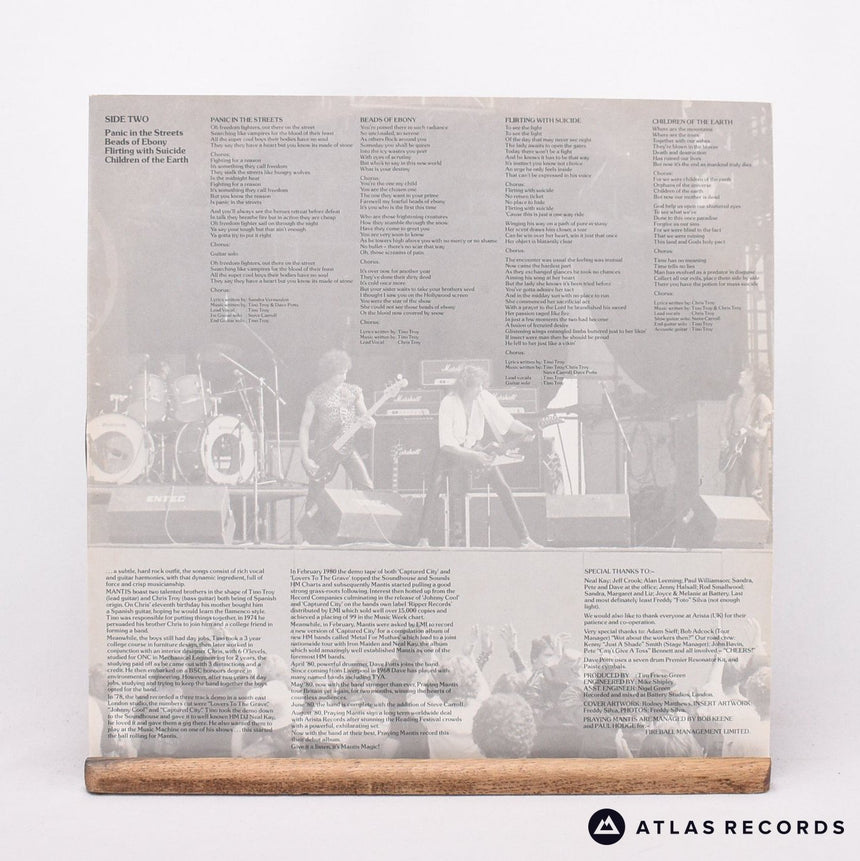 Praying Mantis - Time Tells No Lies - LP Vinyl Record - EX/EX