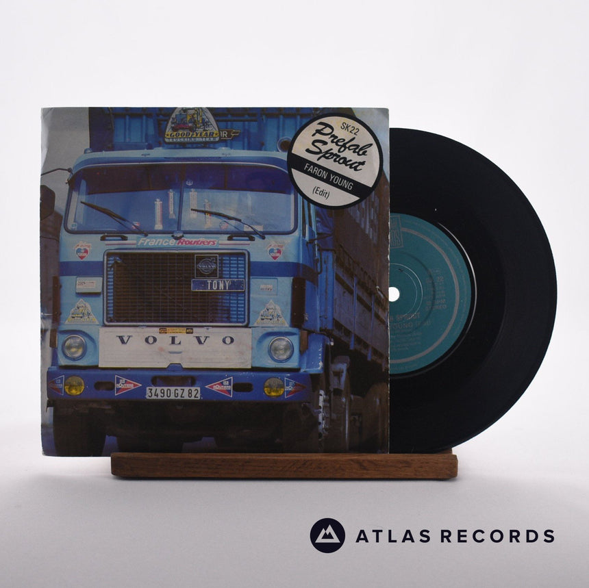 Prefab Sprout Faron Young 7" Vinyl Record - Front Cover & Record