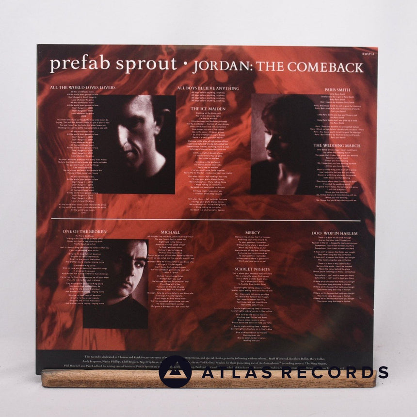 Prefab Sprout - Jordan: The Comeback - Townhouse LP Vinyl Record - EX/EX