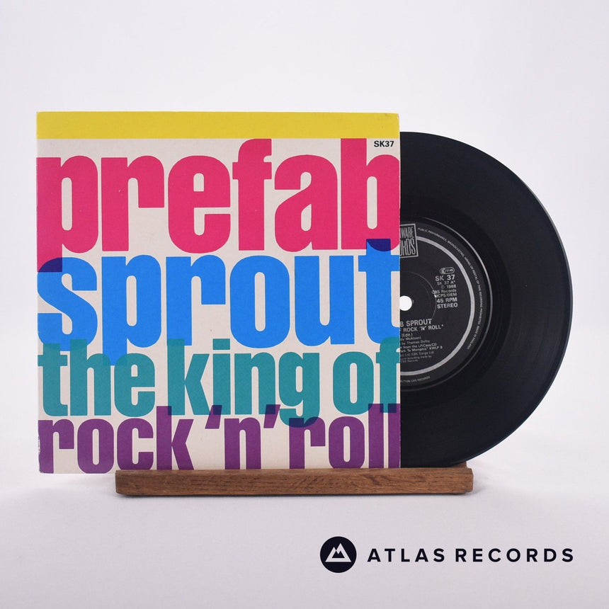 Prefab Sprout The King Of Rock 'N' Roll 7" Vinyl Record - Front Cover & Record