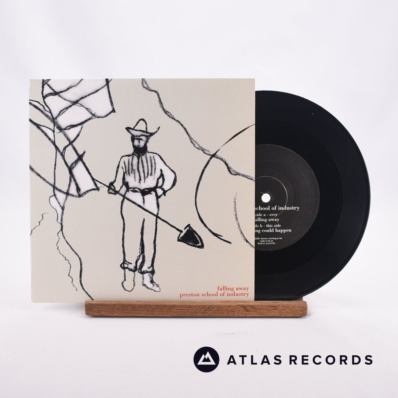 Preston School Of Industry Falling Away 7" Vinyl Record - Front Cover & Record