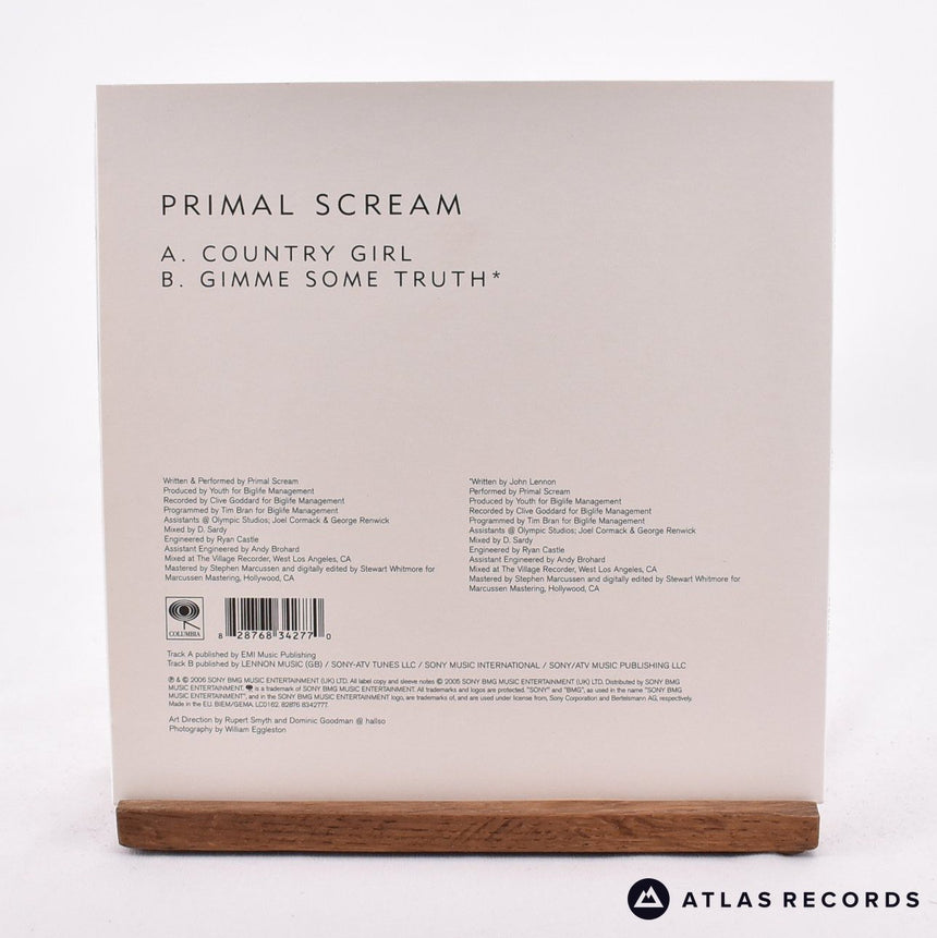 Primal Scream - Country Girl - 7" Vinyl Record - NM/NM