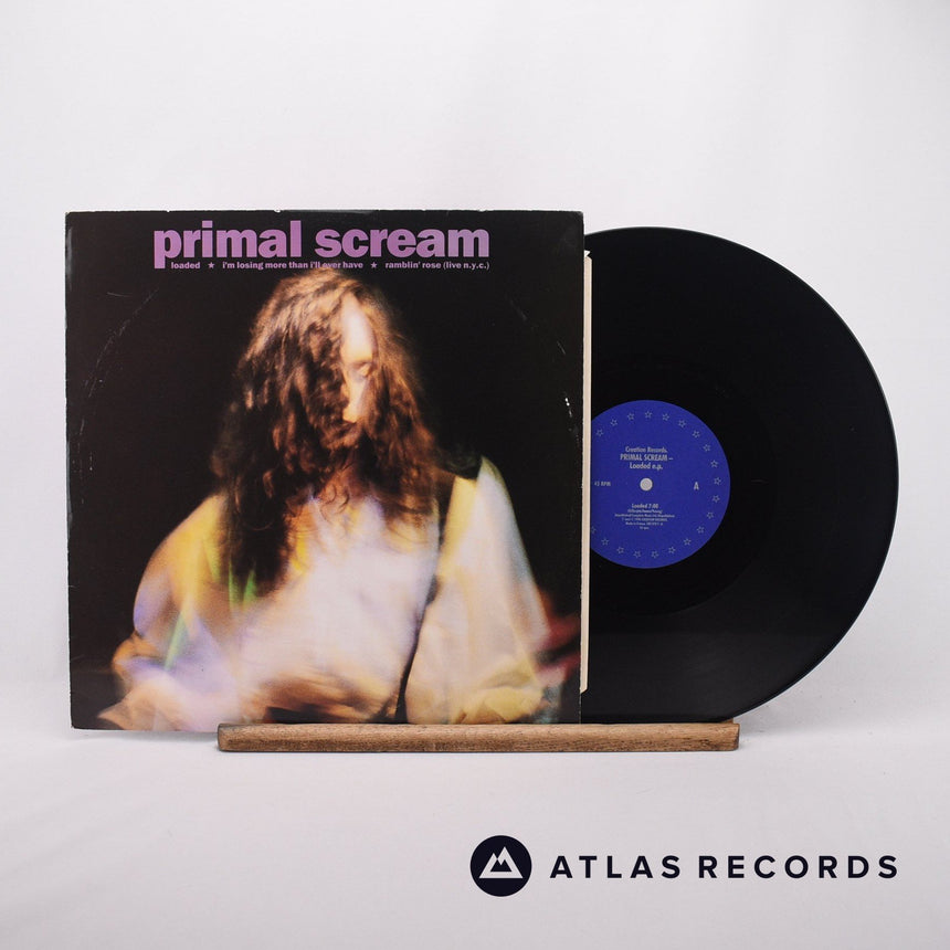 Primal Scream Loaded E.P. 12" Vinyl Record - Front Cover & Record