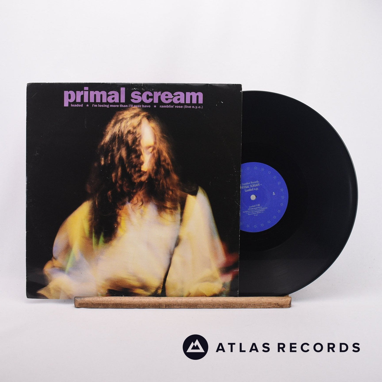 Primal Scream Loaded E.P. 12" Vinyl Record - Front Cover & Record