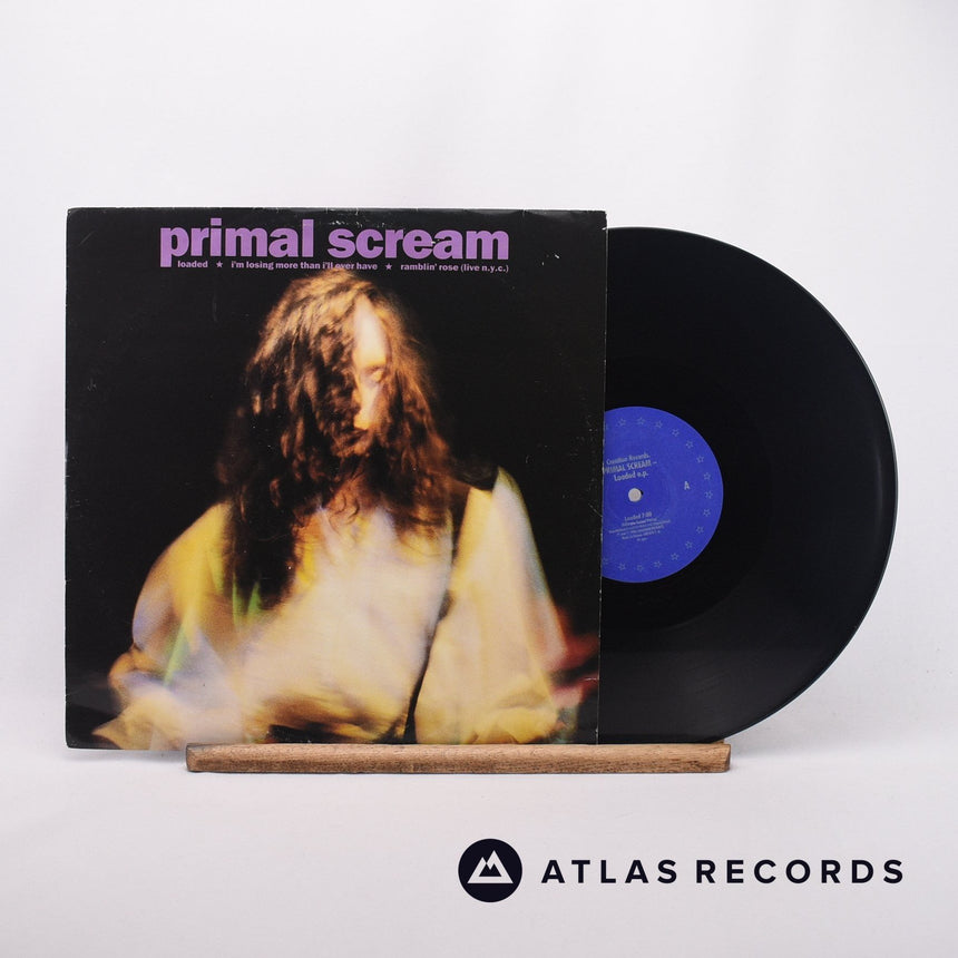 Primal Scream Loaded E.P. 12" Vinyl Record - Front Cover & Record