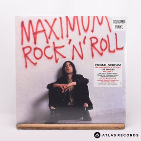 Primal Scream Maximum Rock 'N' Roll The Singles Volume 1 2 x LP Vinyl Record - Front Cover & Record