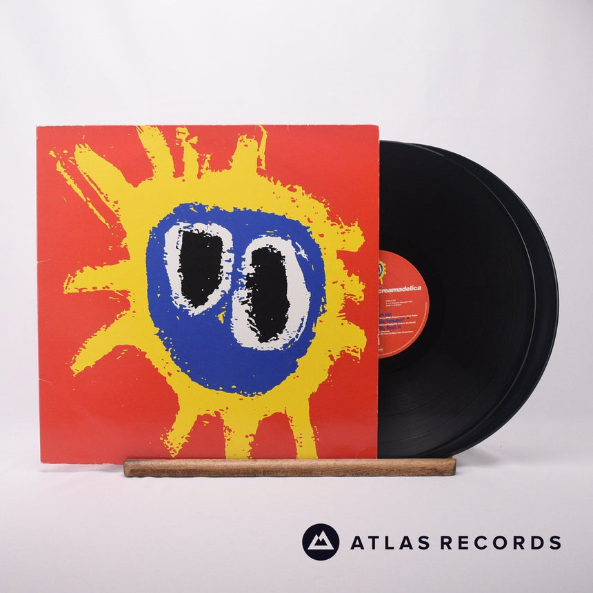 Primal Scream Screamadelica Double LP Vinyl Record - Front Cover & Record