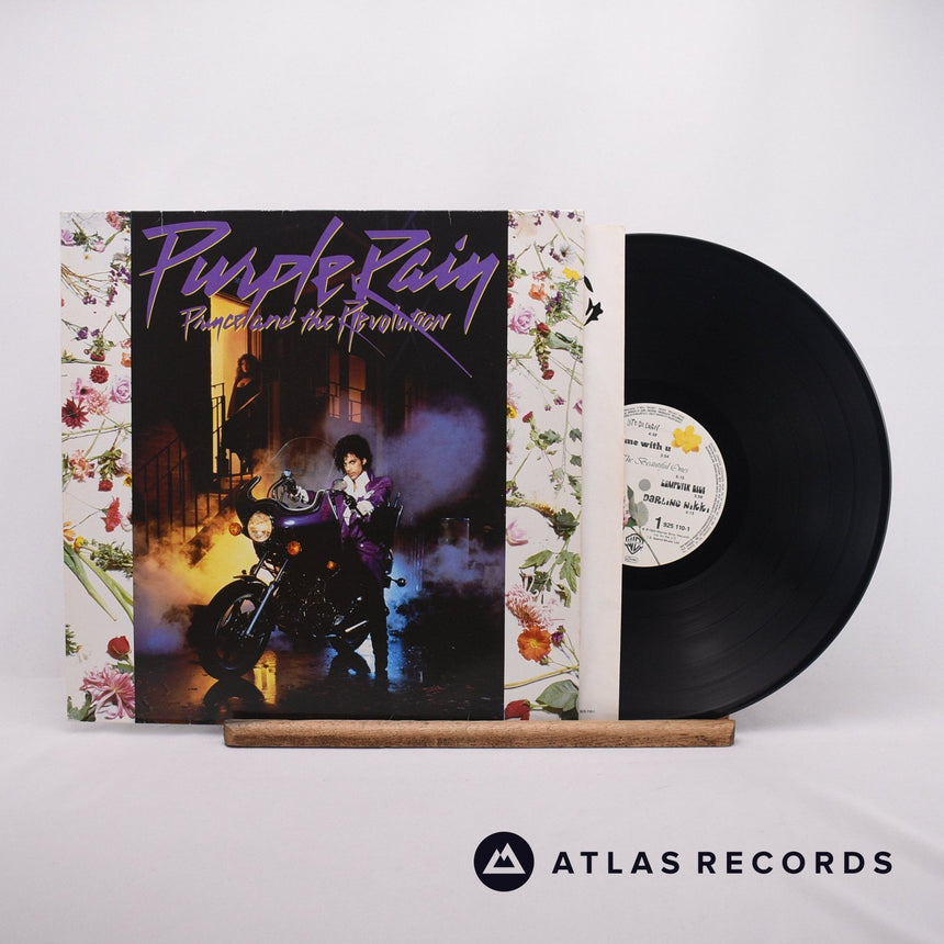 Prince And The Revolution Purple Rain LP Vinyl Record - Front Cover & Record