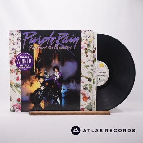 Prince And The Revolution Purple Rain LP Vinyl Record - Front Cover & Record