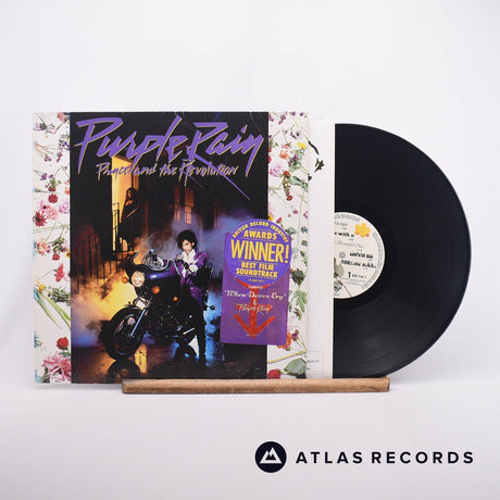 Prince And The Revolution Purple Rain LP Vinyl Record - Front Cover & Record