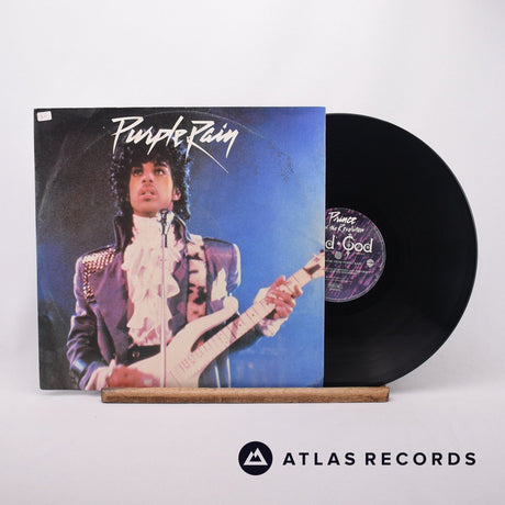 Prince And The Revolution Purple Rain 12" Vinyl Record - Front Cover & Record
