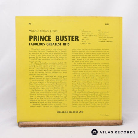 Prince Buster - Fabulous Greatest Hits - A//3 B//3 LP Vinyl Record - VG+/VG+