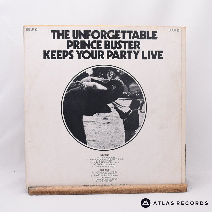 Prince Buster - Wreck A Pum Pum - A B LP Vinyl Record - EX/VG+