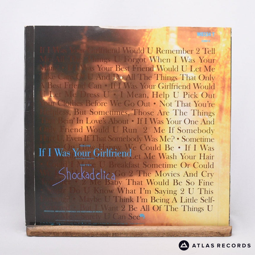 Prince - If I Was Your Girlfriend - 12" Vinyl Record - VG+/EX