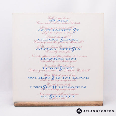 Prince - Lovesexy - LP Vinyl Record - EX/EX