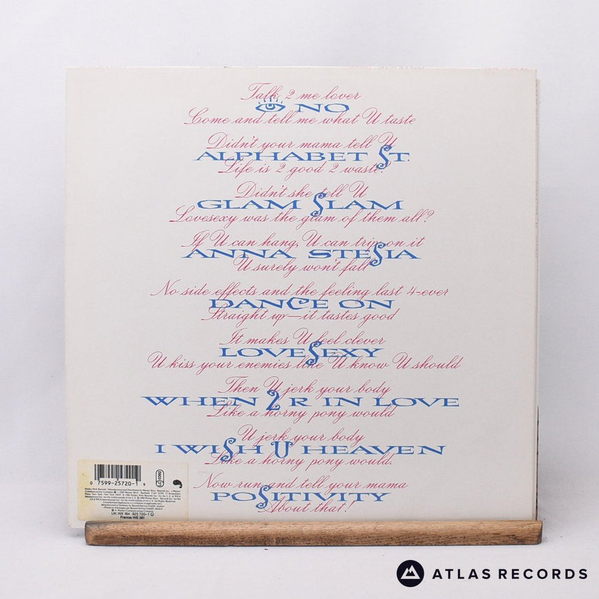 Prince - Lovesexy - LP Vinyl Record - VG+/VG+