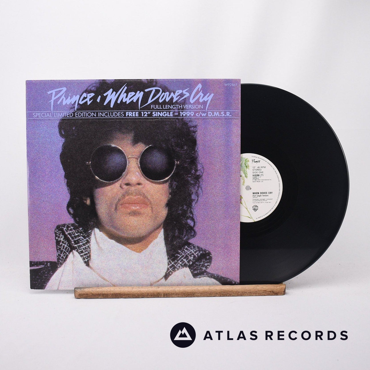 Prince When Doves Cry 12" Vinyl Record - Front Cover & Record