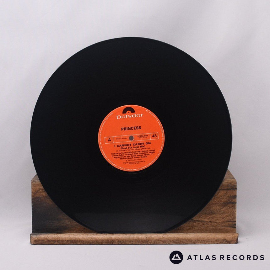 Princess - I Cannot Carry On - 12" Vinyl Record - VG+/EX