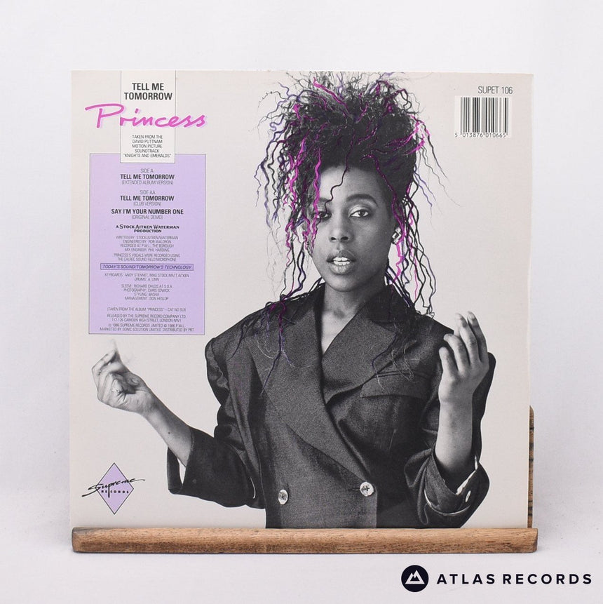Princess - Tell Me Tomorrow - 12" Vinyl Record - EX/EX