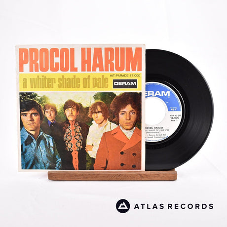 Procol Harum A Whiter Shade Of Pale 7" Vinyl Record - Front Cover & Record
